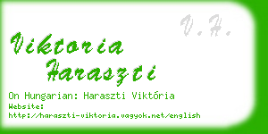 viktoria haraszti business card